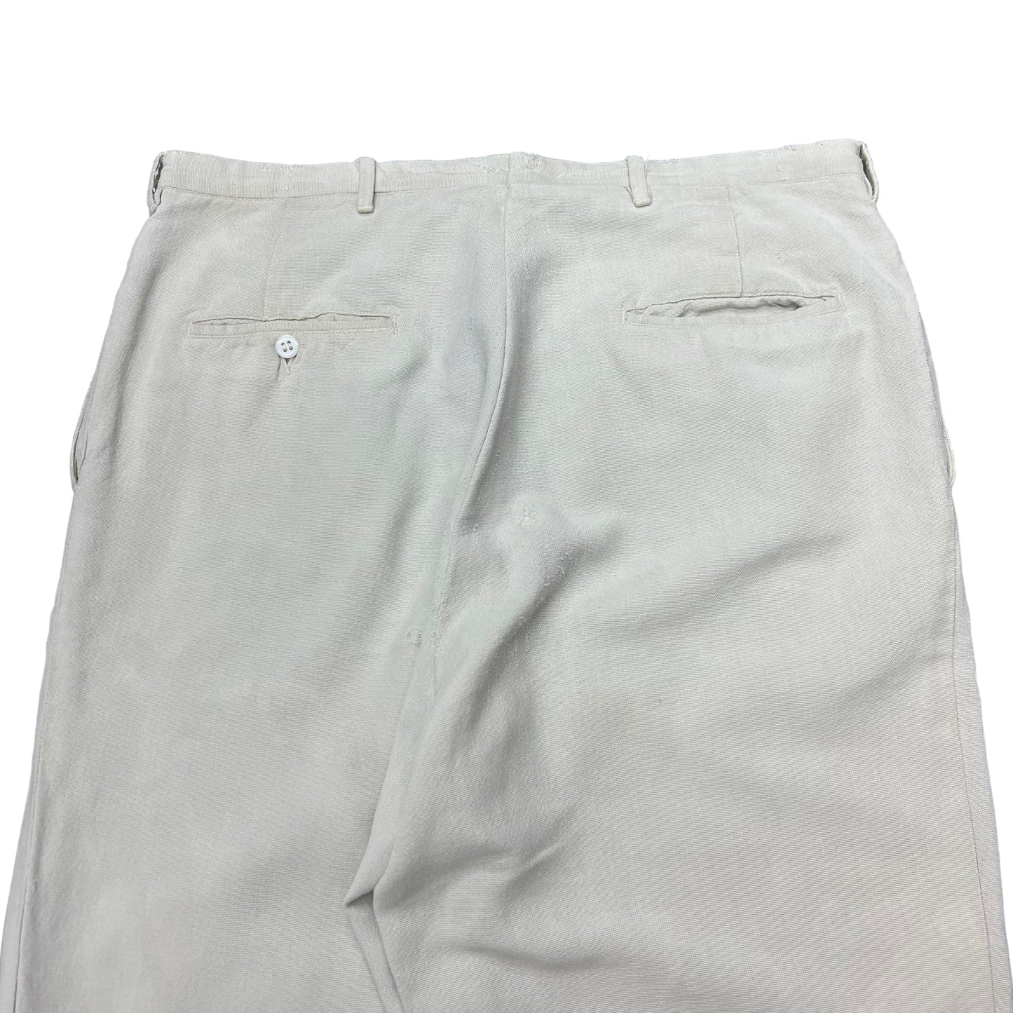 1930s-1940s Palm Beach white cloth pants (34w)