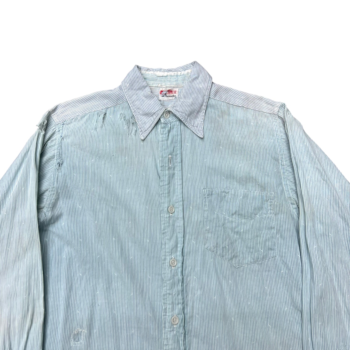 1930s-1940s Distressed dress shirt (S/M)