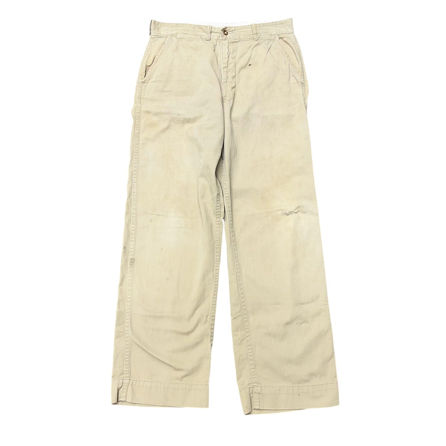 1950s Khaki chino work pants (32w)