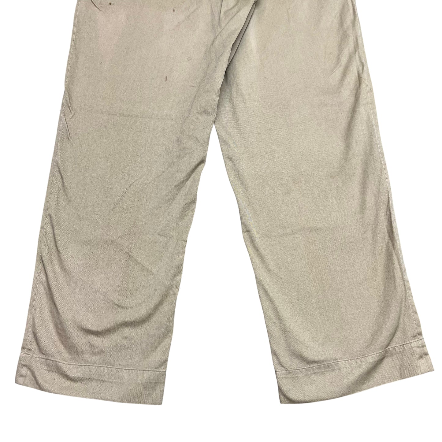 1950s Button fly khaki chino work pants (32w)