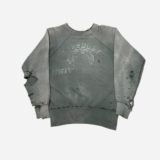 1960s Missouri sun faded green collegiate sweat shirt (M/L)