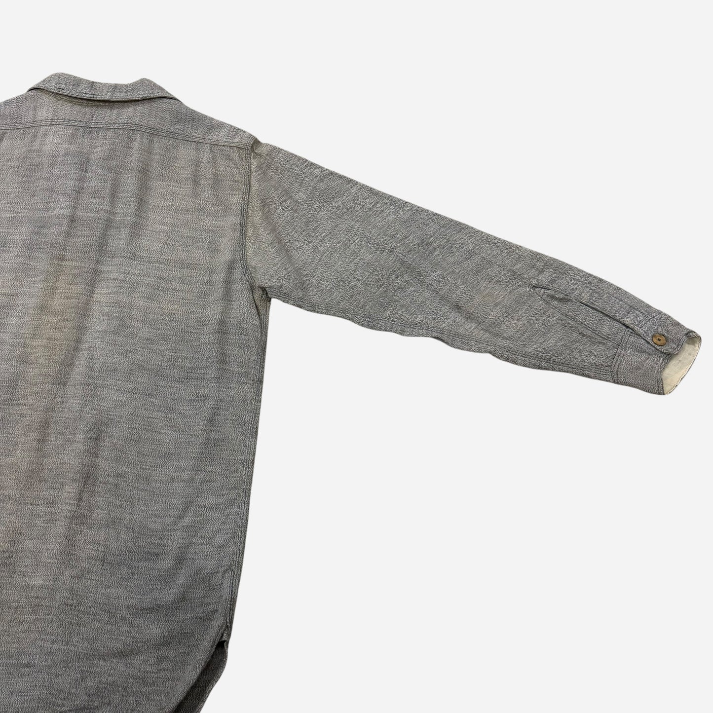 1930s Pilgrim chinstrap cotton flannel work shirt (M/L)