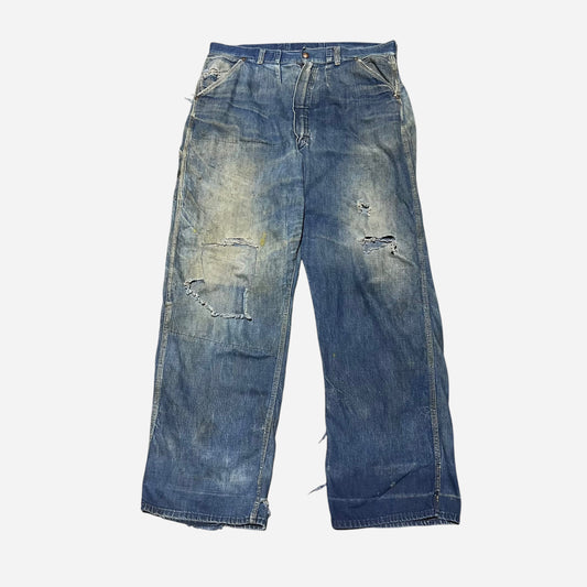 1950s Sears denim carpenter jeans (36w)