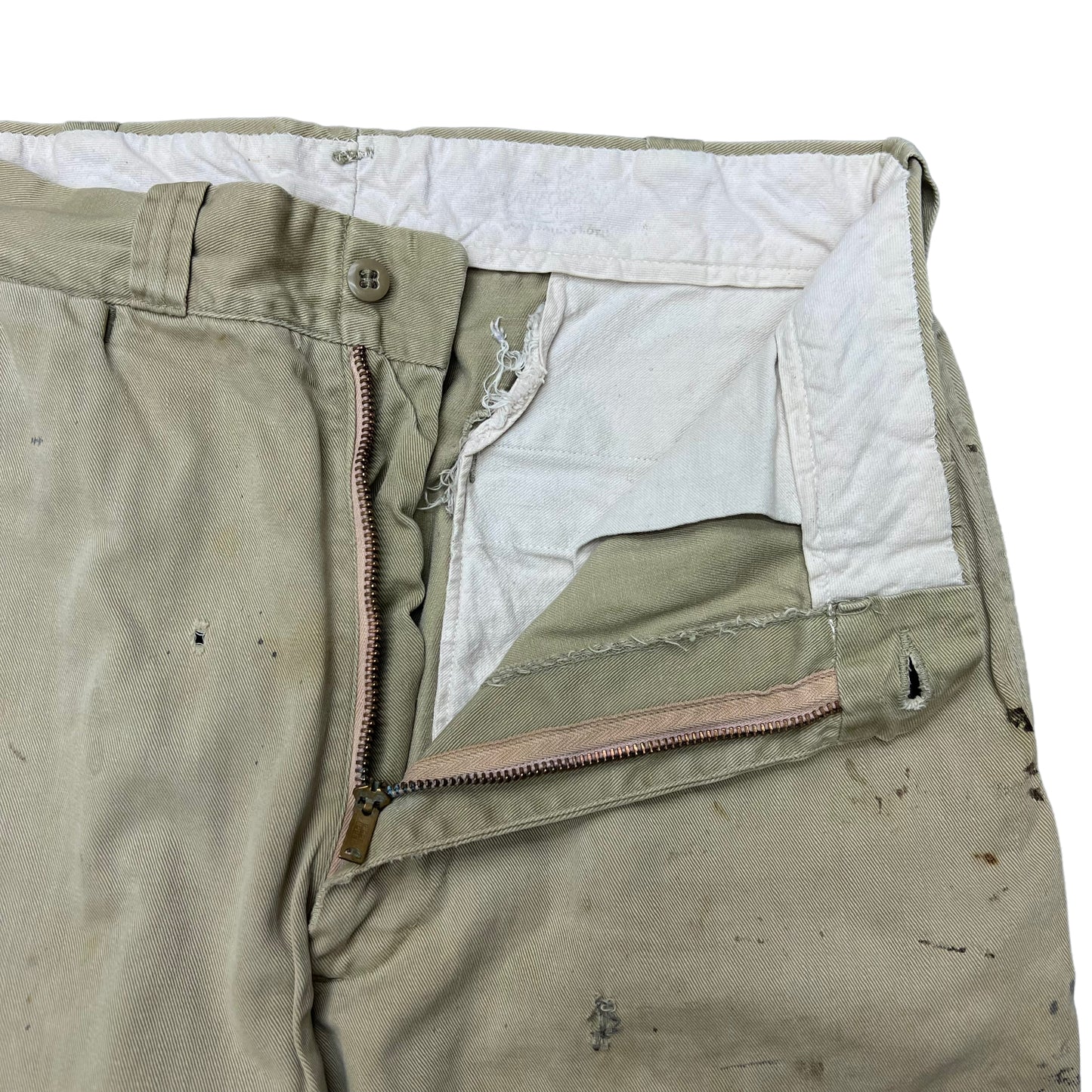 1950s Pennys Big Mac sail cloth khaki work pants (28w)