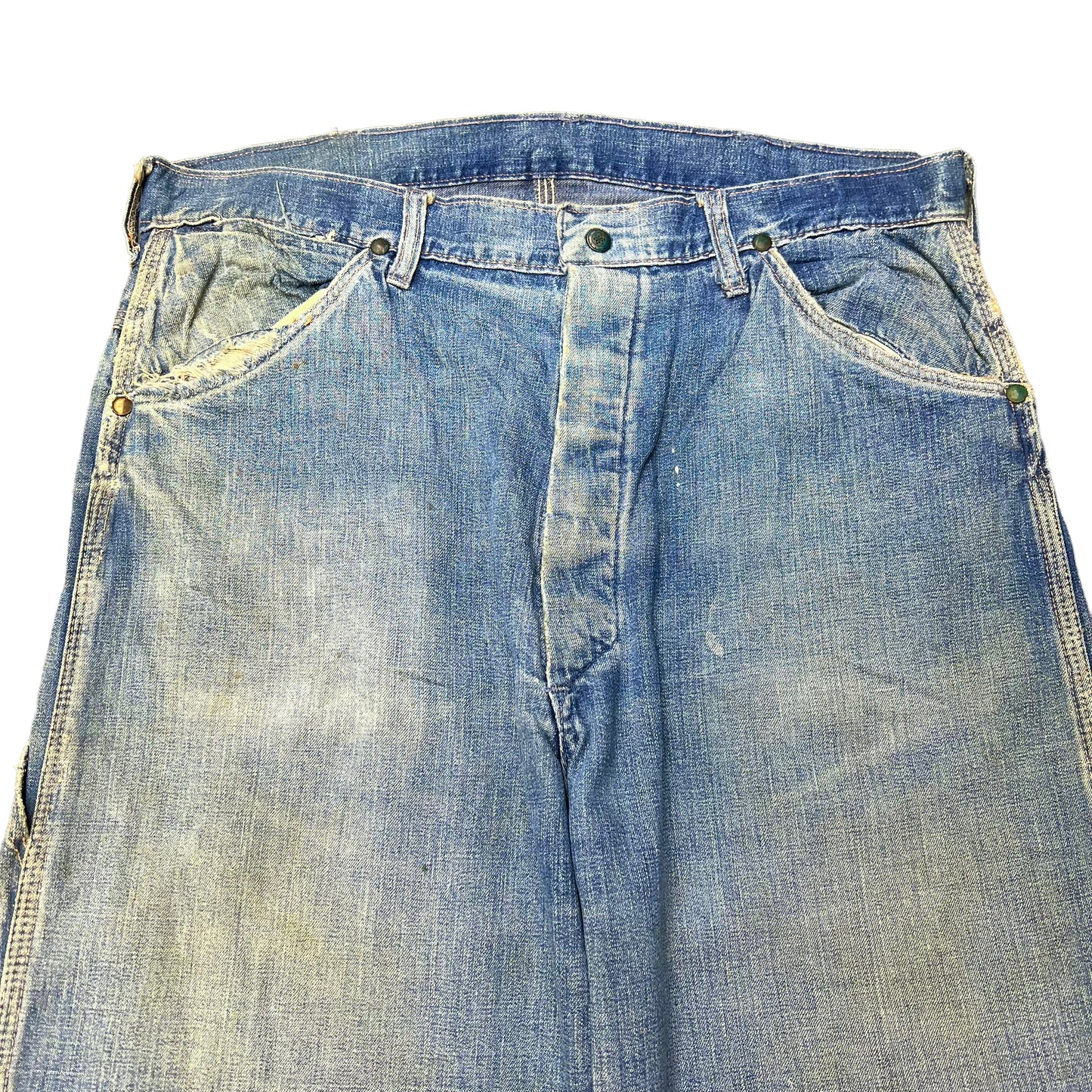 1940s Donut button carpenter denim (32w)