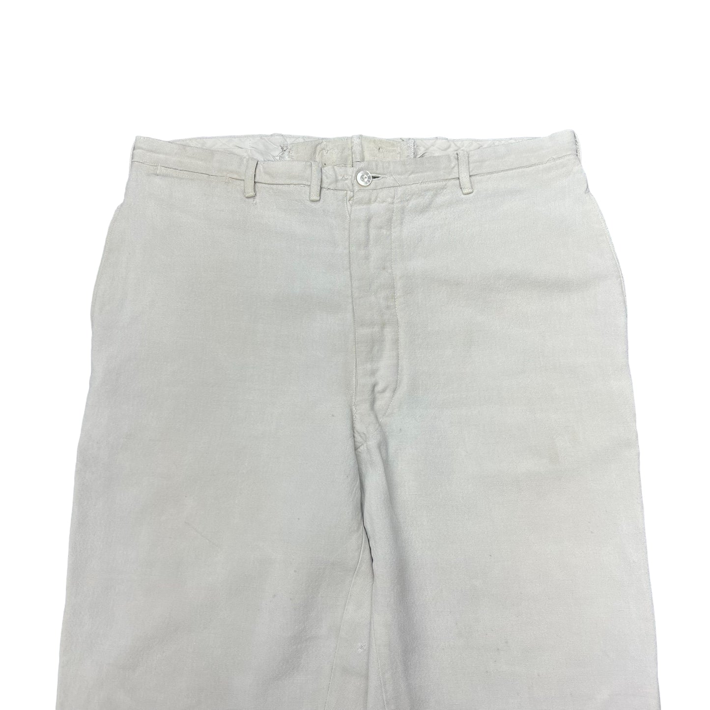 1930s-1940s Palm Beach white cloth pants (34w)