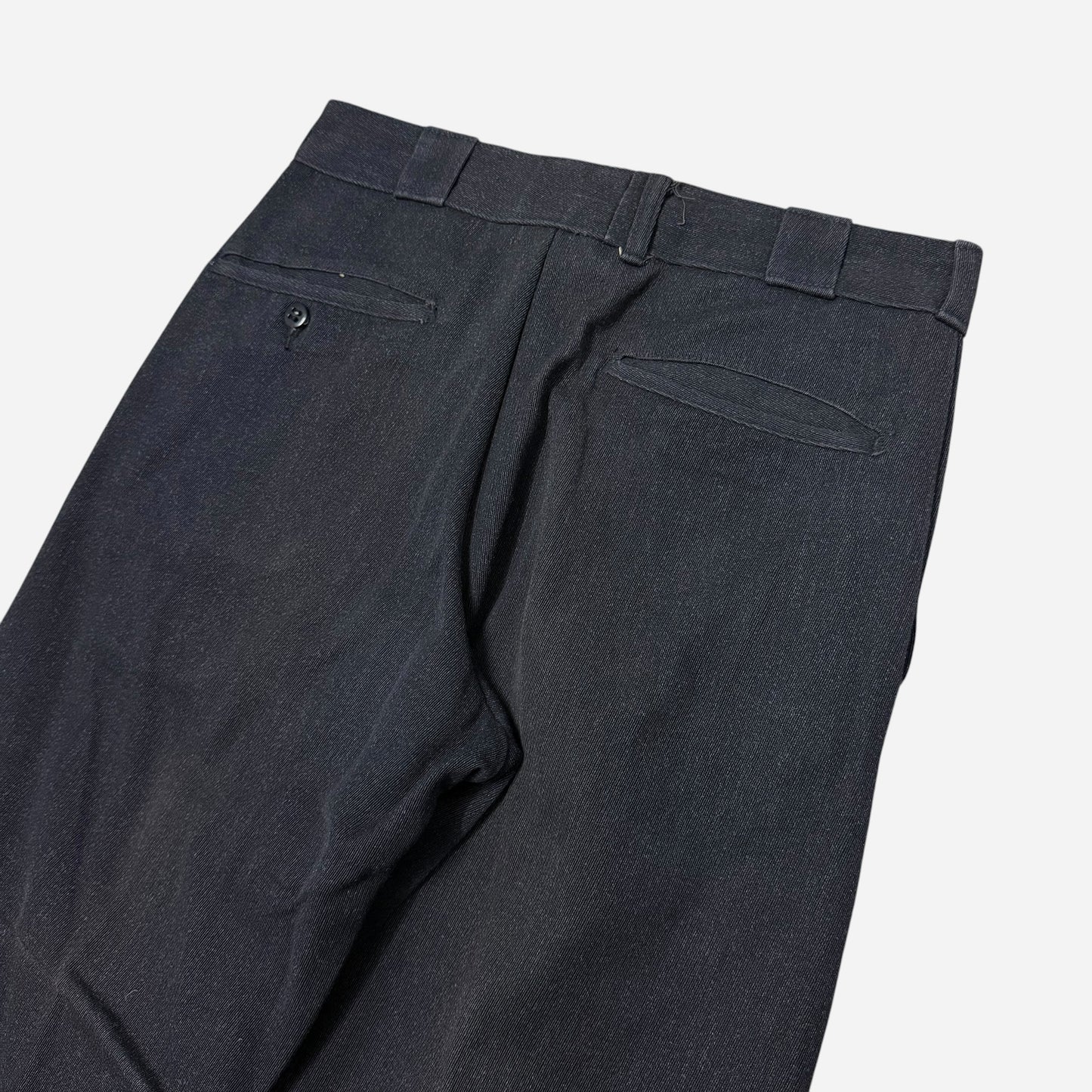1950s Black whipcord pants (28w)