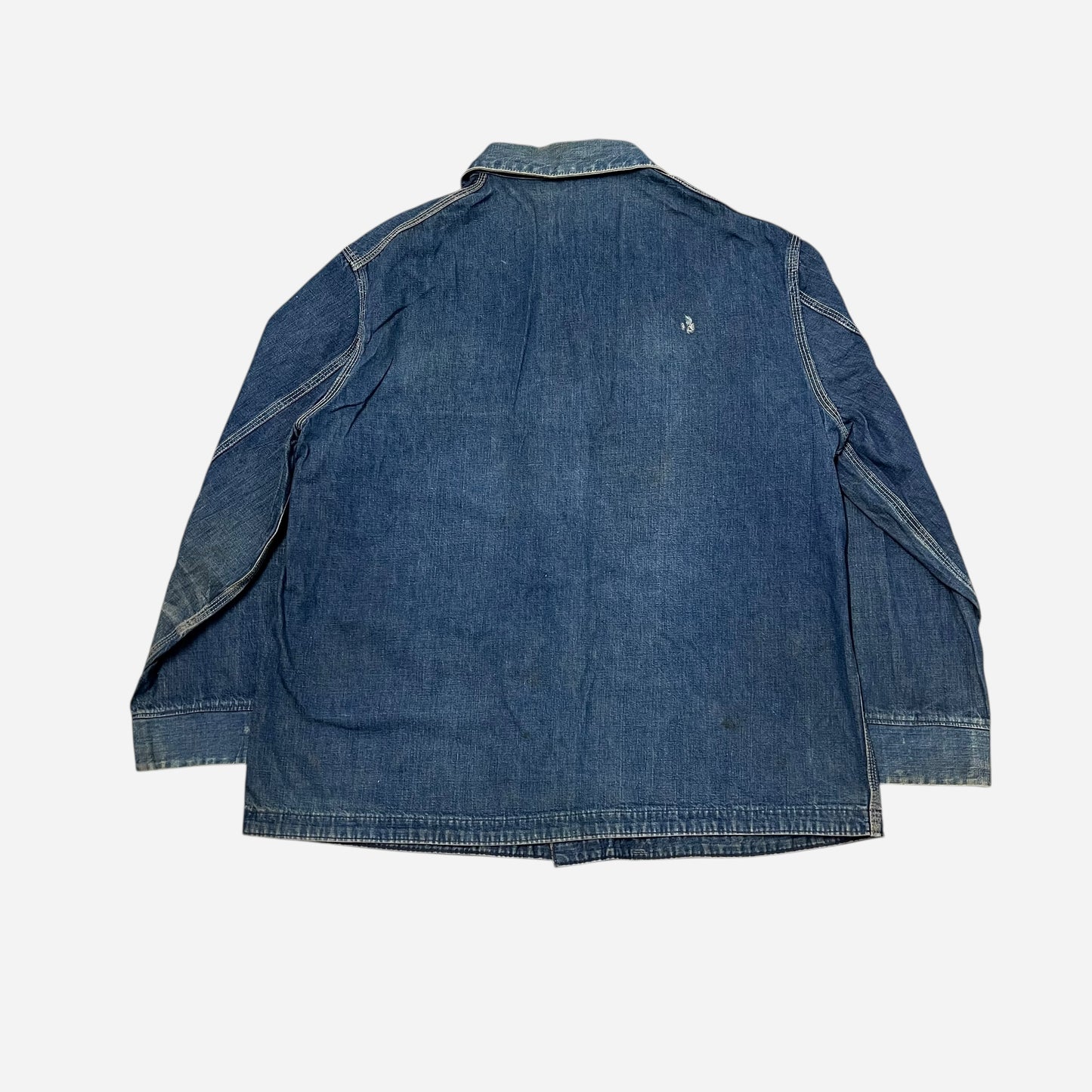 1950s Unbranded denim chore jacket (XL)
