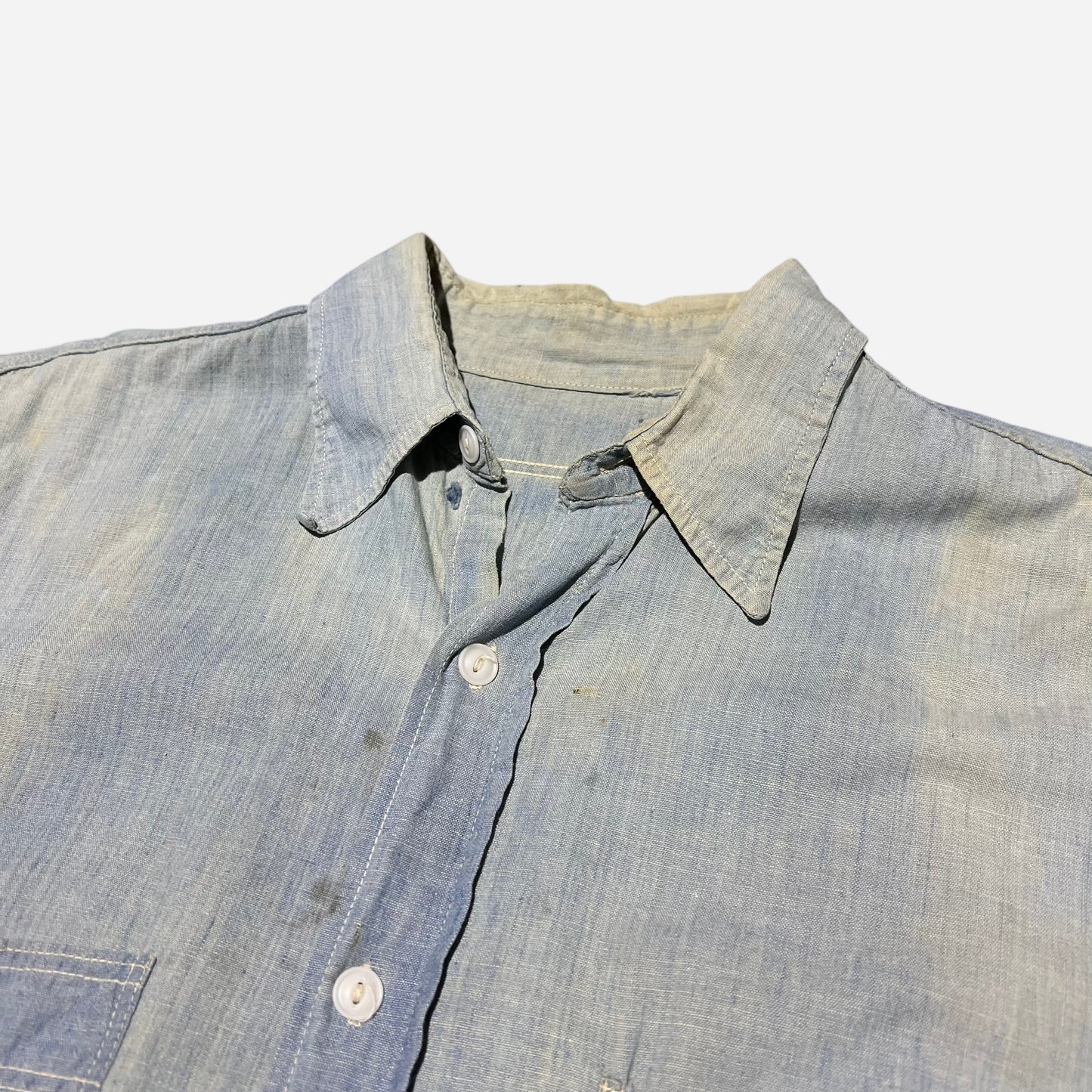 1940s Chambray farmer worn (L)