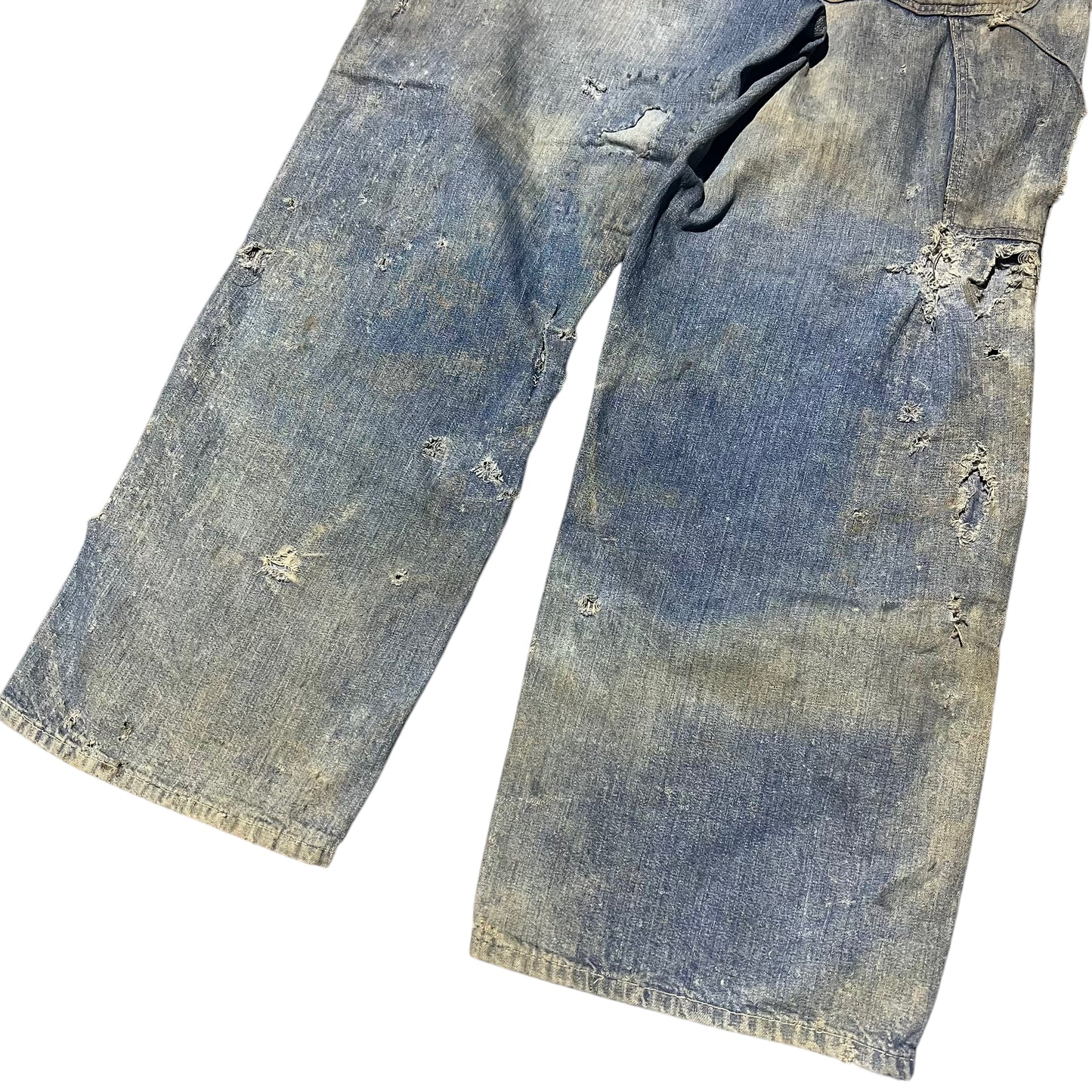 1930s As-is buckle back donut fly denim jeans (32w)