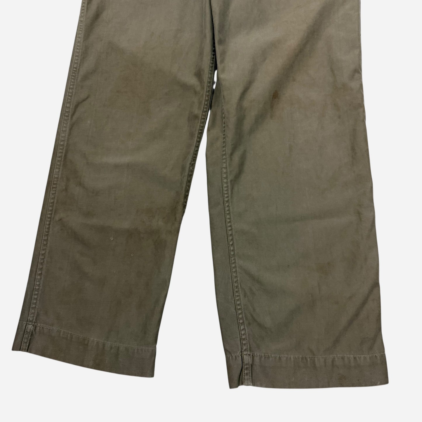 1940s WWII 13 star M-1943 US Army field trousers (30w)