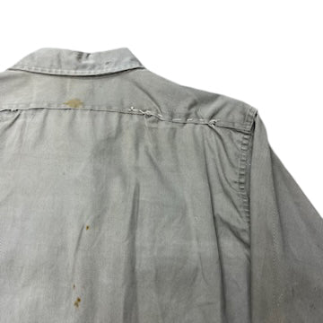 1950s Grey cotton work shirt (L)