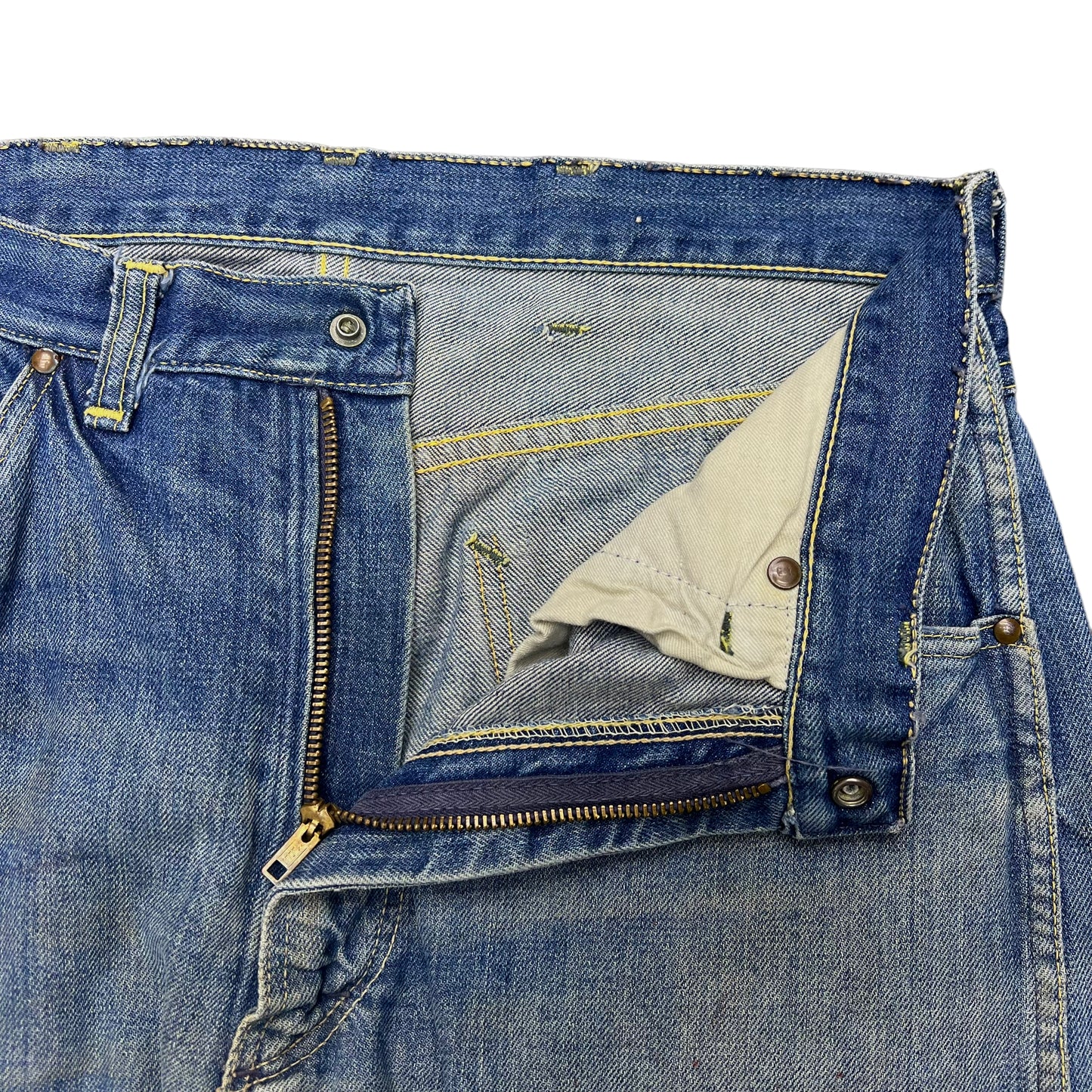 1950s Montgomery Ward blue painter jeans (31w)