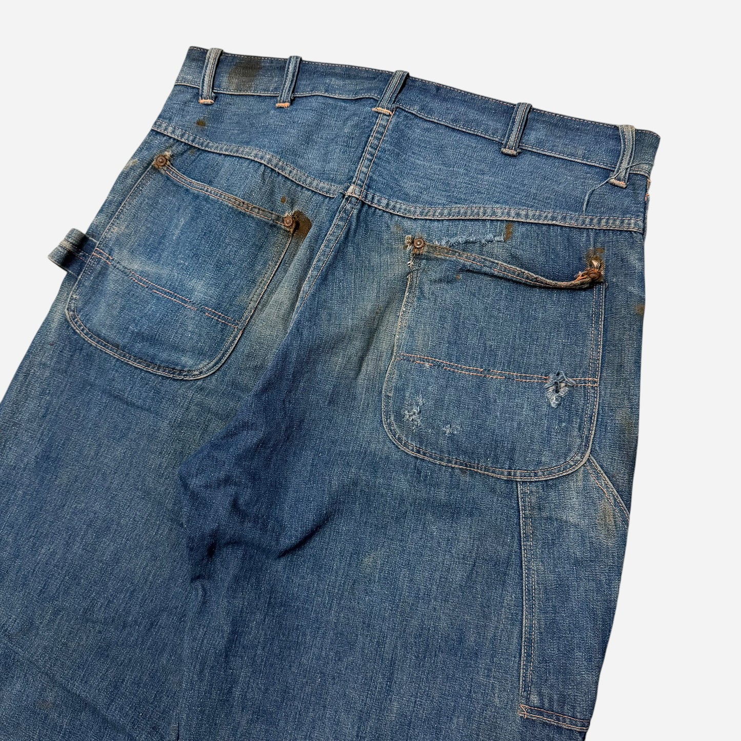 1940s Donut button fly carpenter jeans (33w)