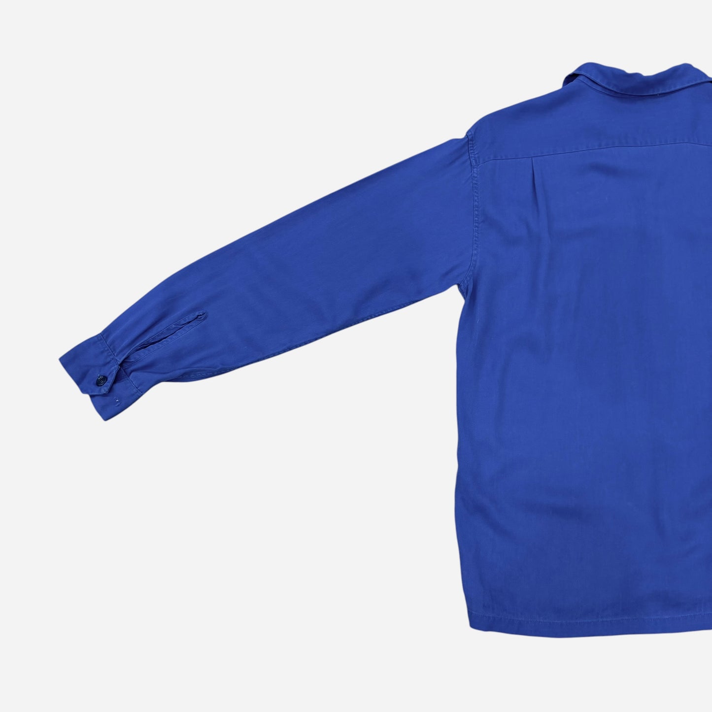 1950s Pilgrim rayon loop collar flap pocket shirt (M)