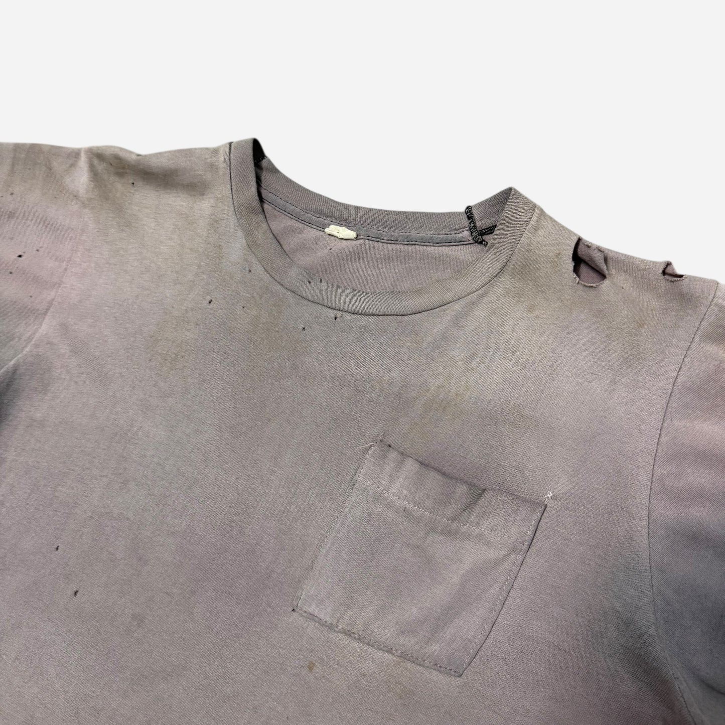 1970s Sun faded purple pocket t shirt (M)