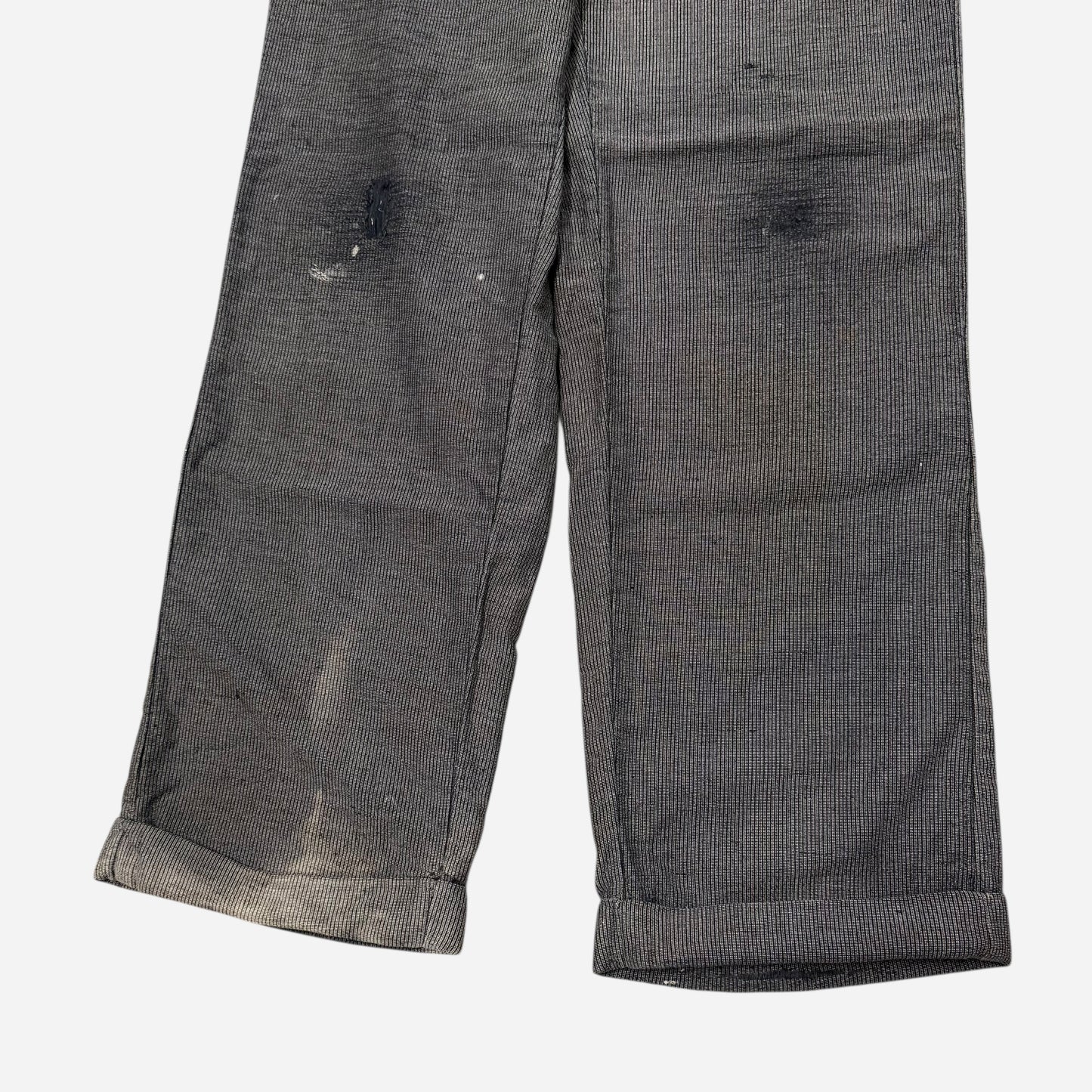 1940s Big Mac Stifel moleskin salt & pepper button fly work pants (33w)