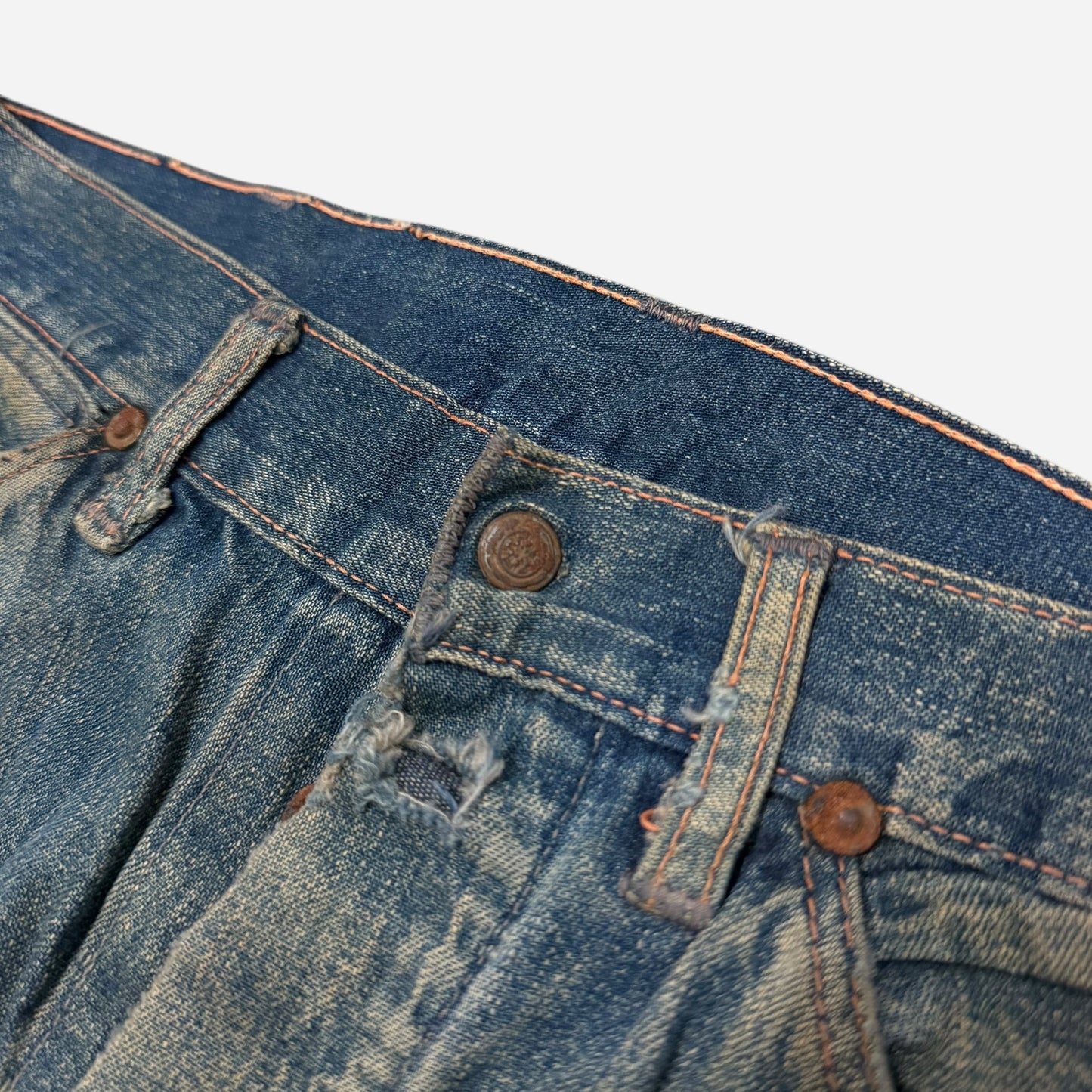 1930s 1940s Donut button fly jeans (28w)