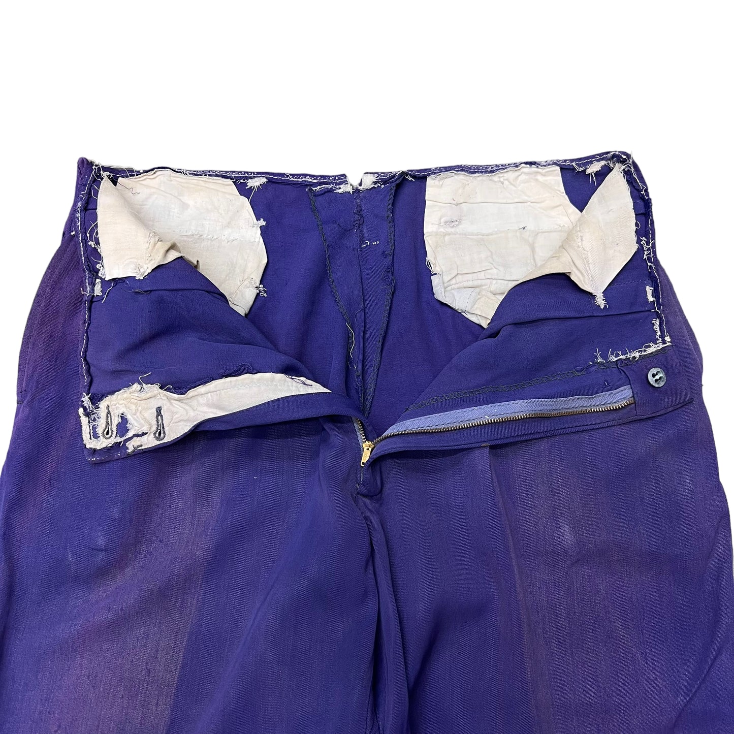 1940s As-is faded purple gabardine pants (33w)