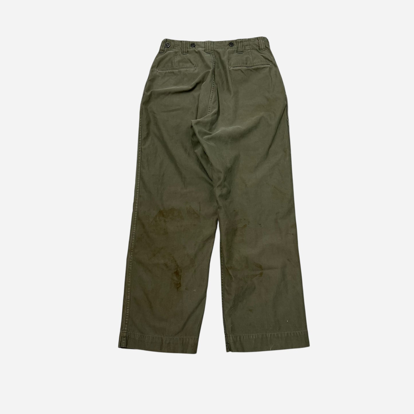 1940s WWII 13 star M-1943 US Army field trousers (30w)