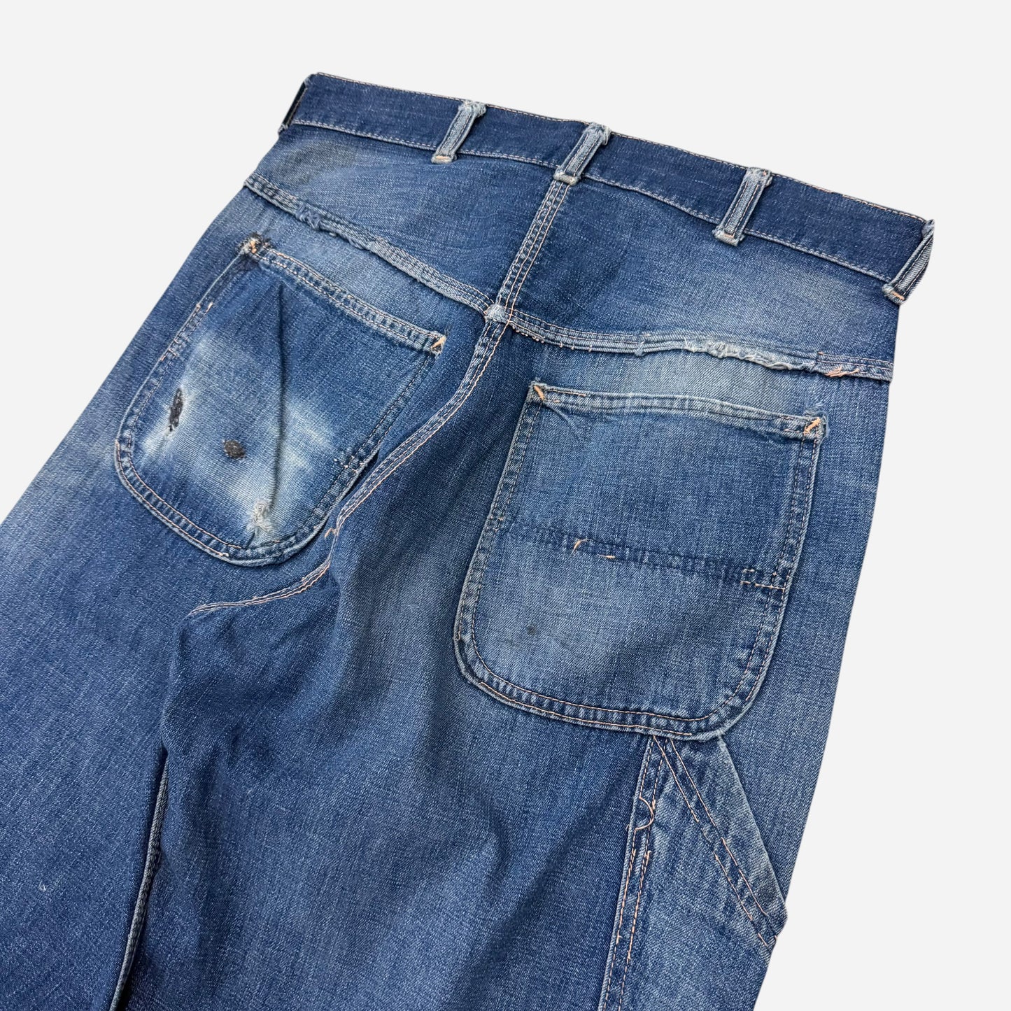 1950s Denim carpenter jeans (29w)