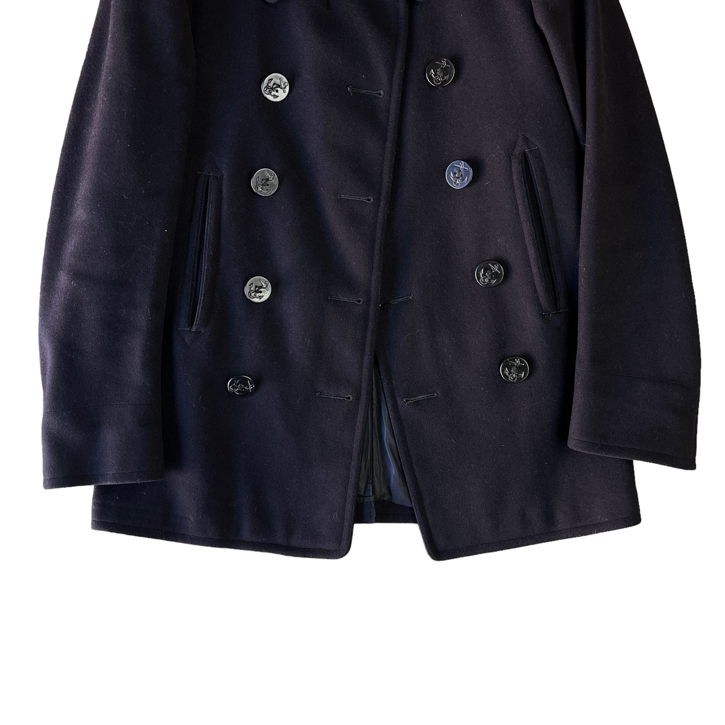 1940s WWII USN pea coat (M)