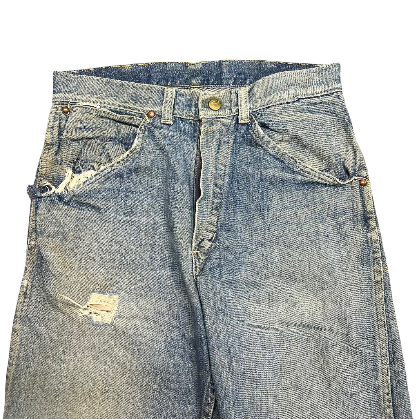 1950s Flys denim sunfaded jeans (28w)