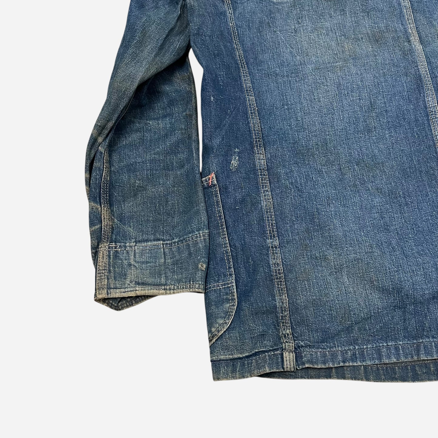1950s Unbranded denim chore jacket (XL)