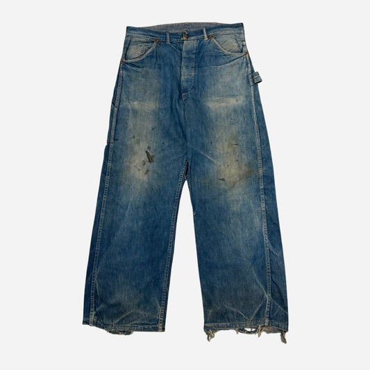 1940s Donut button fly carpenter jeans (33w)