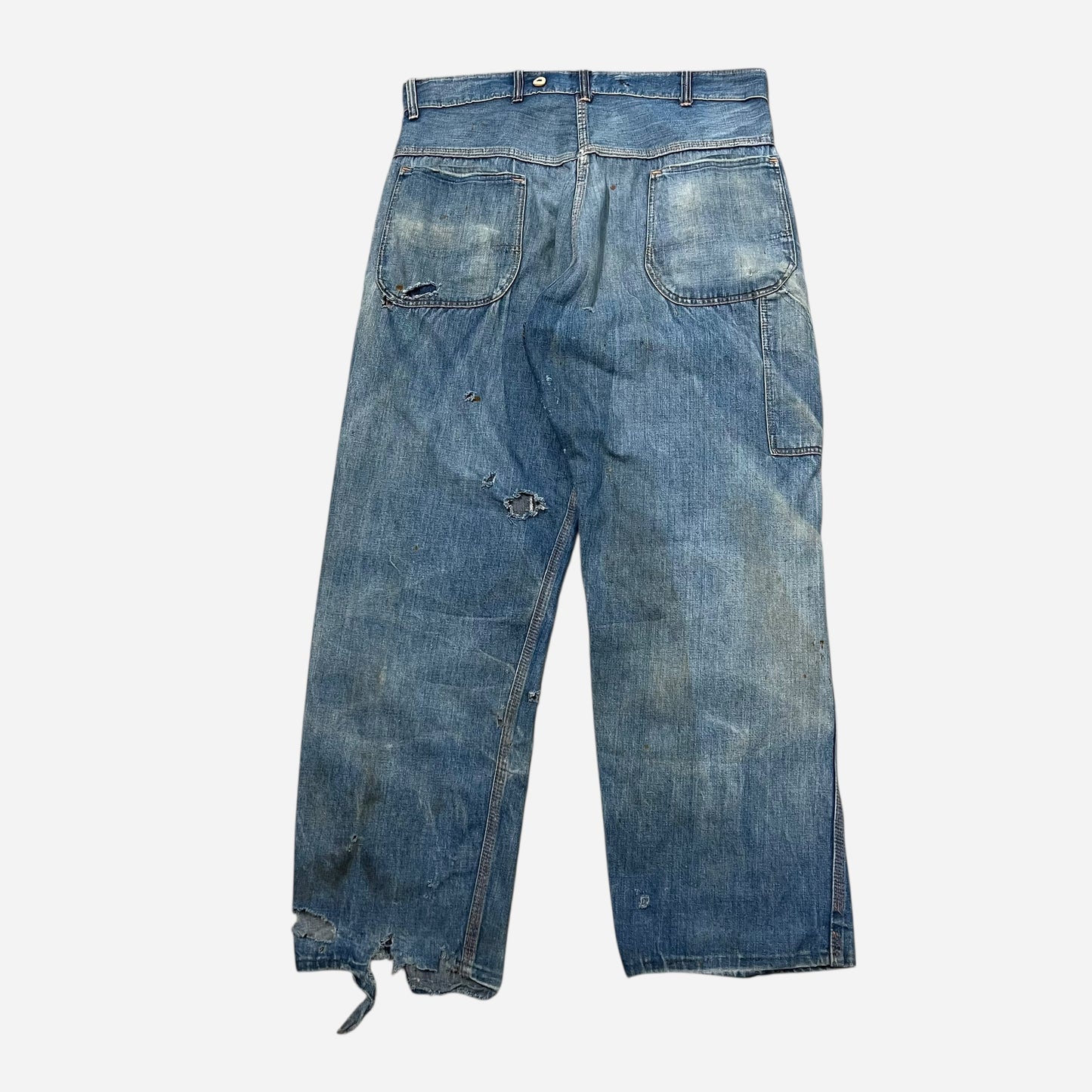 1950s Big Buck repaired carpenter jeans (34w)