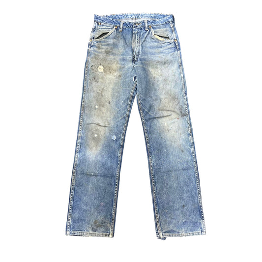 1950s Wrangler Blue Bell distressed cowboy denim jeans (30w)