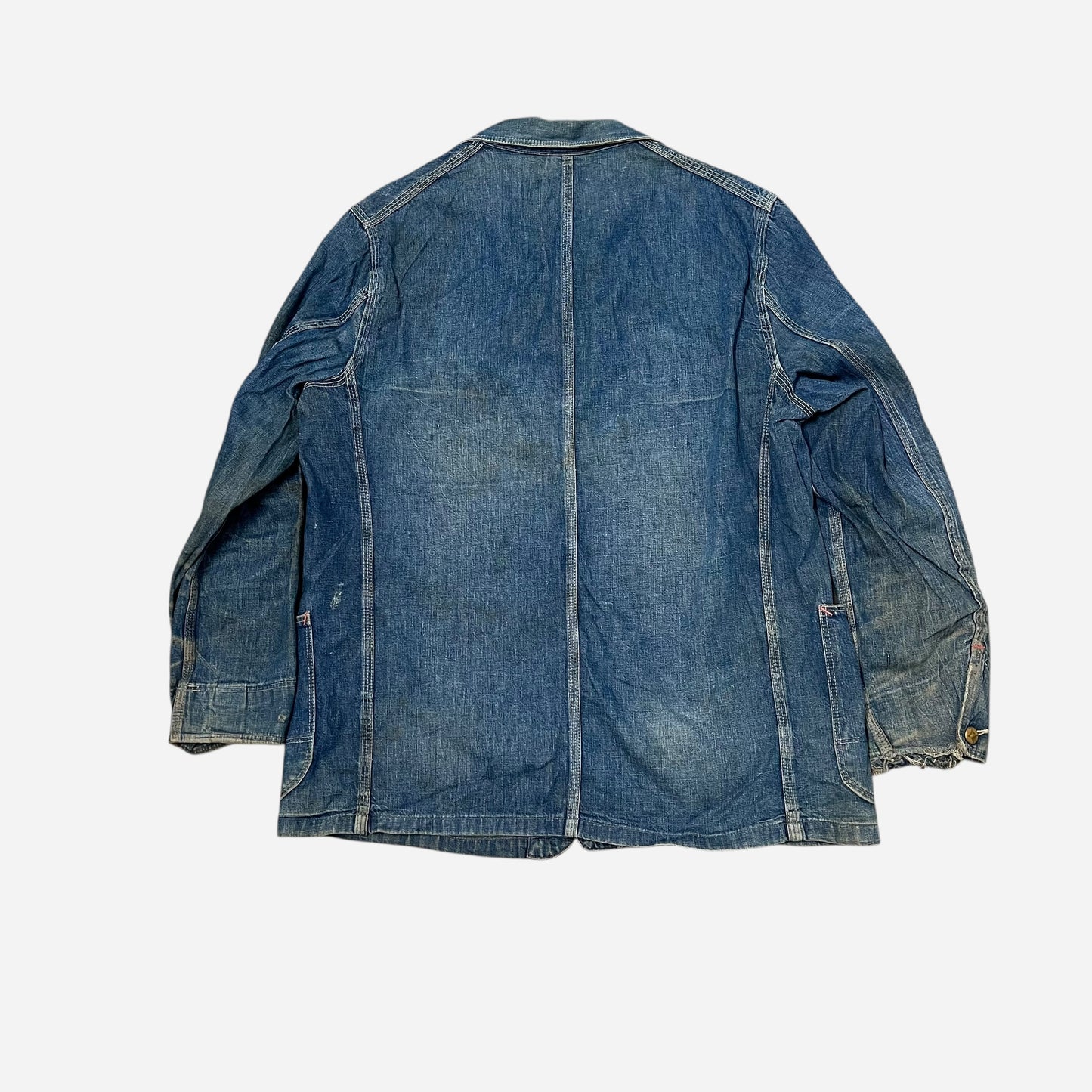 1950s Unbranded denim chore jacket (XL)