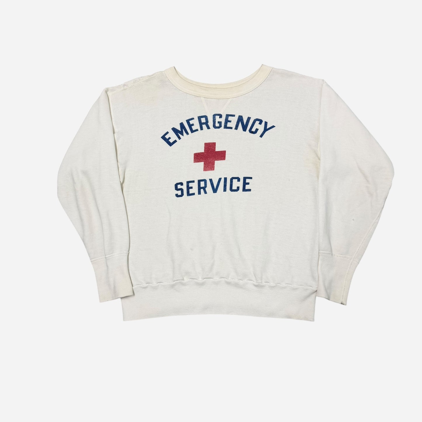 1950s Emergency service single v sweatshirt (M/L)