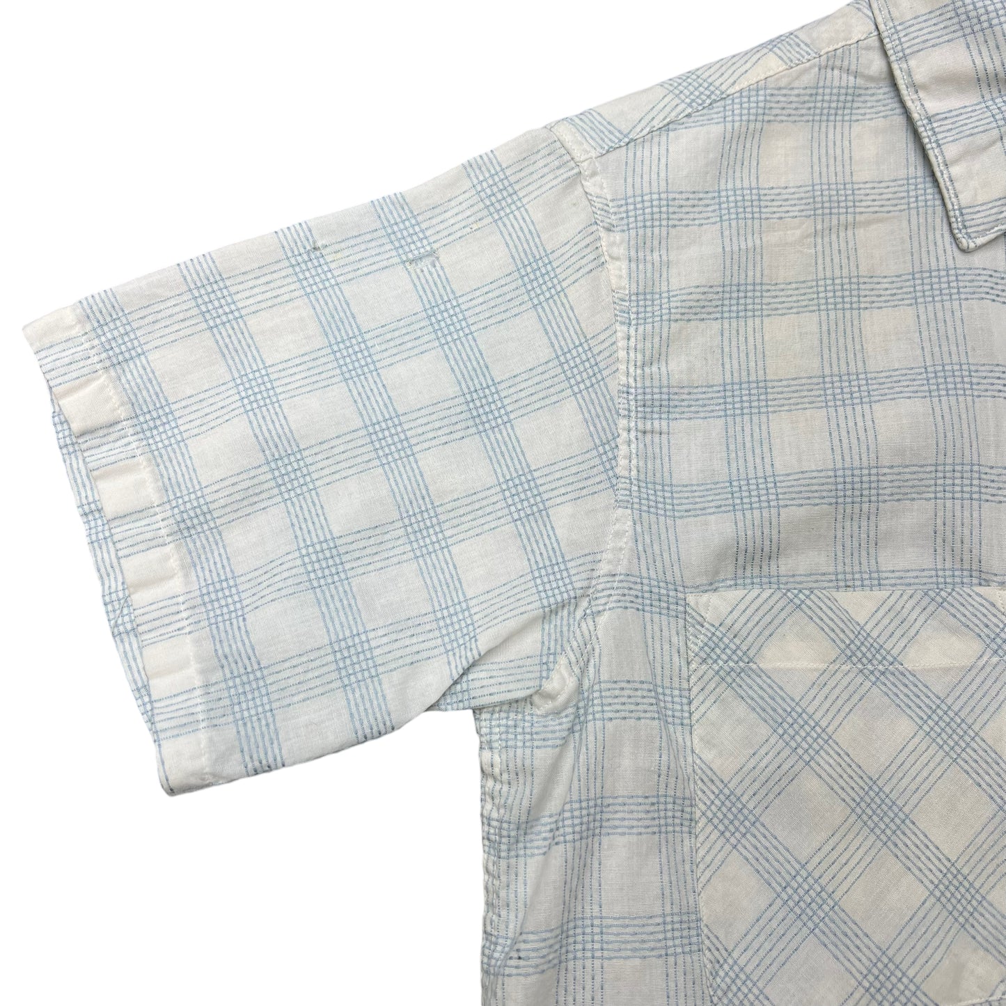 1950s Dan River cotton plaid shirt (S)