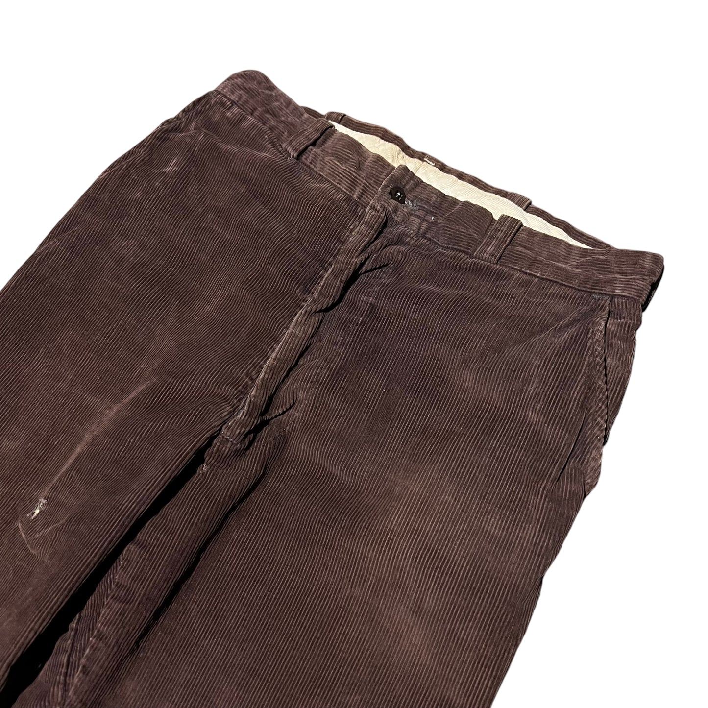 1950s Brown corduroy work pants (31w)