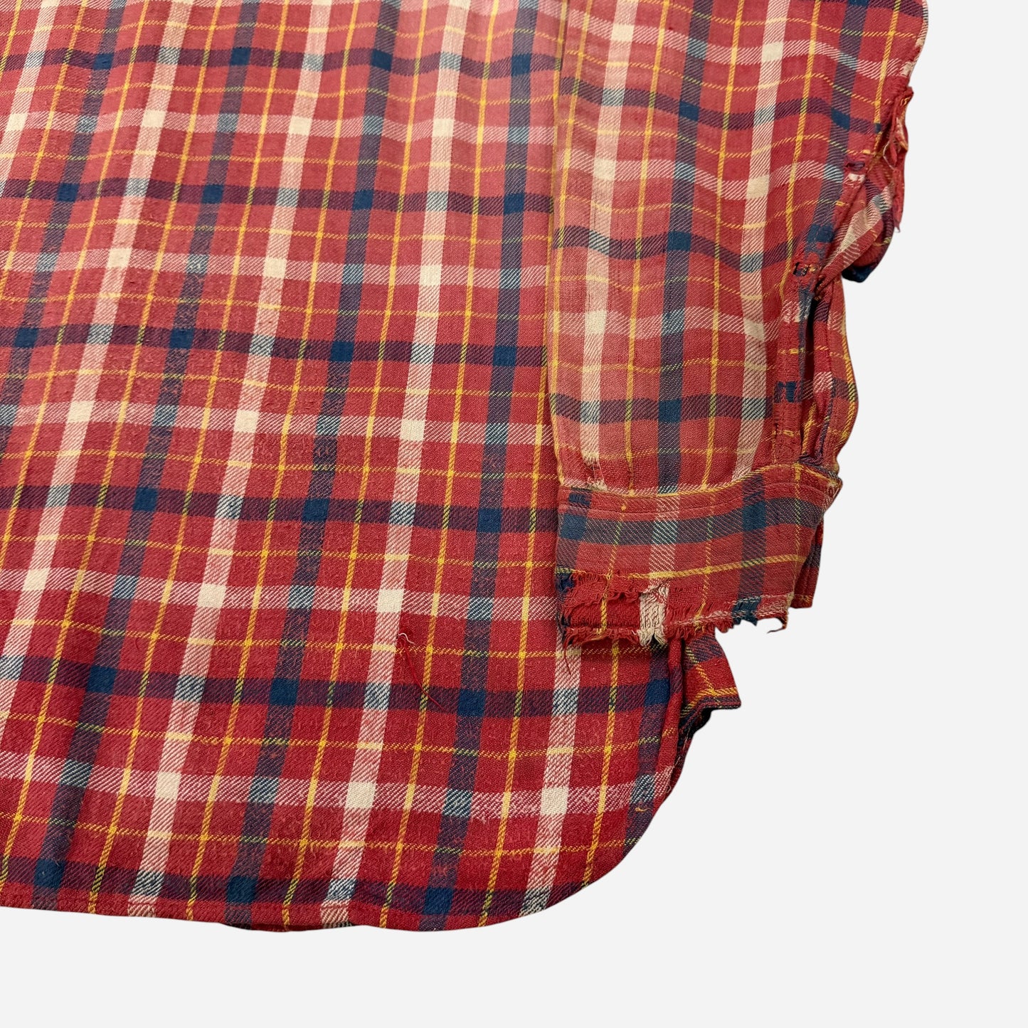 1930s 1940s Winter Wear cotton flannel shirt (L)