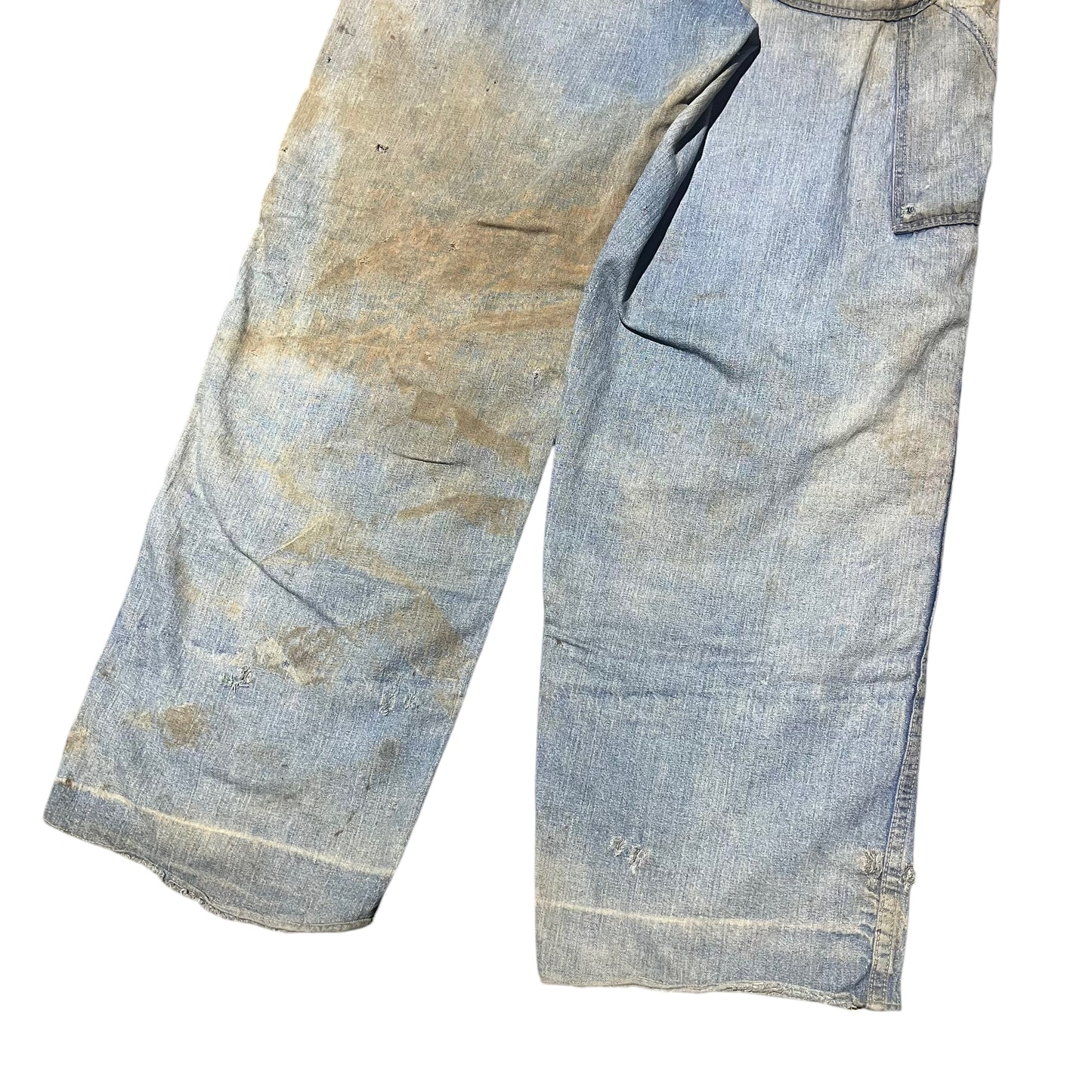 1930s As-is buckleback donut fly denim jeans (31w)