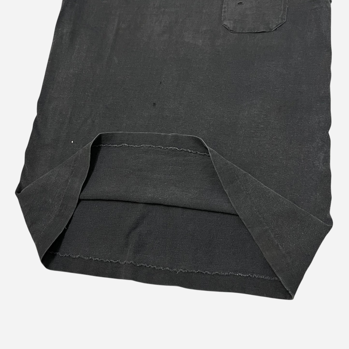 1970s Black pocket t shirt (M)