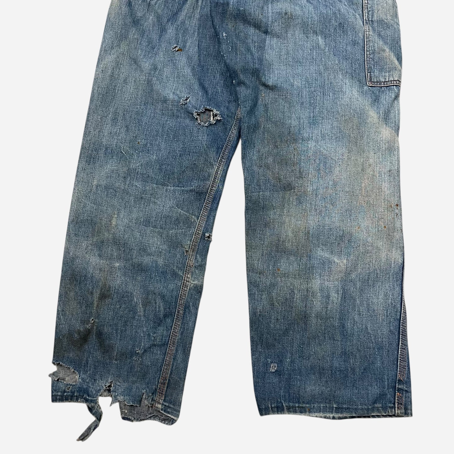 1950s Big Buck repaired carpenter jeans (34w)