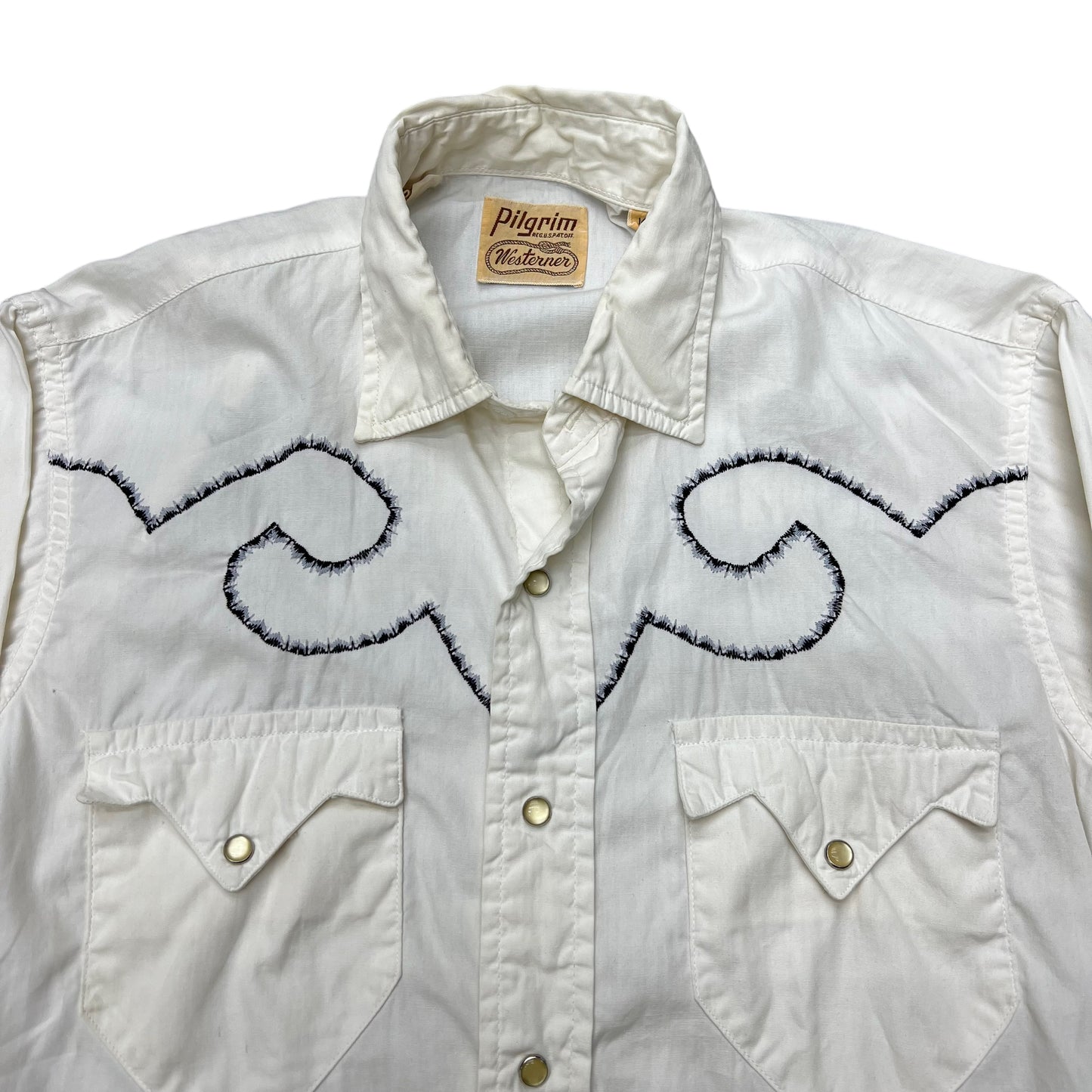 1950s Western Pearl snap shirt (S)