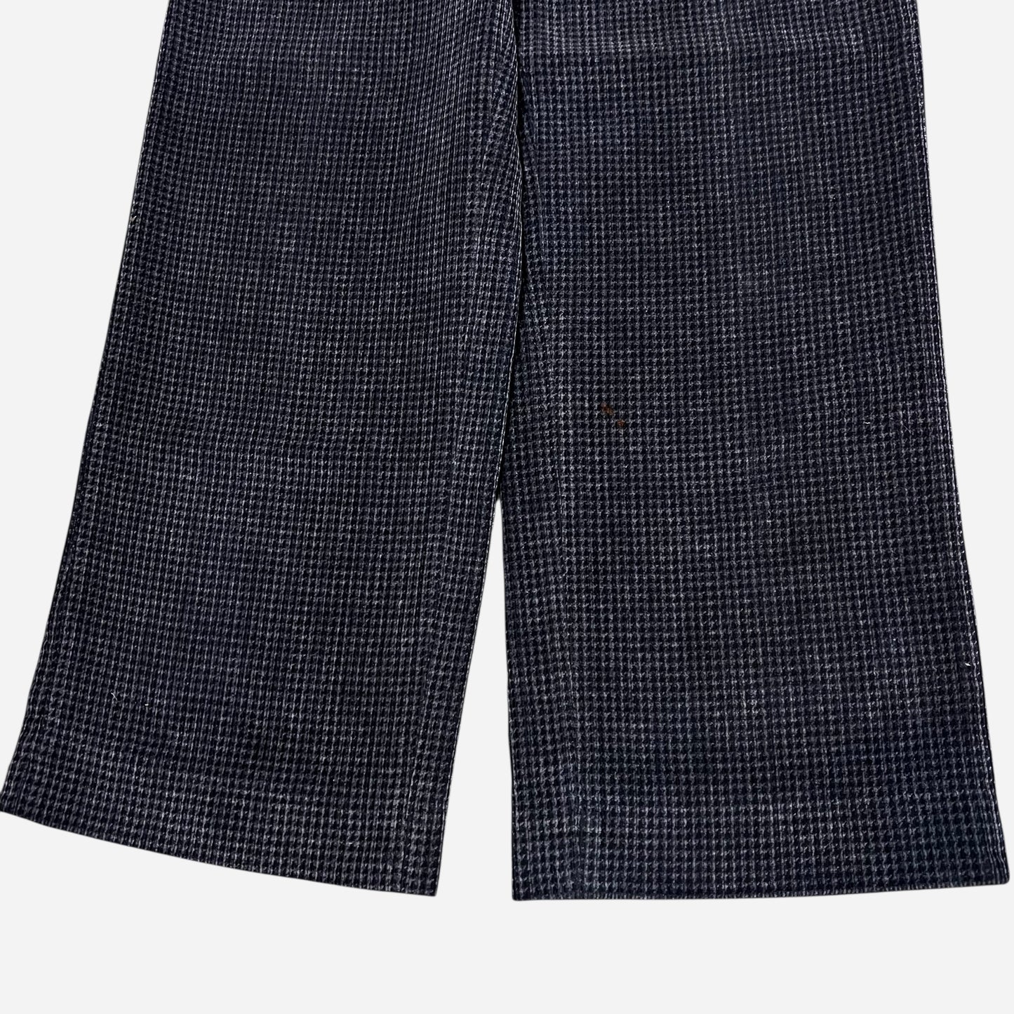 1930s Purple cotton tweeduroy side cinch pleated pants (31w)