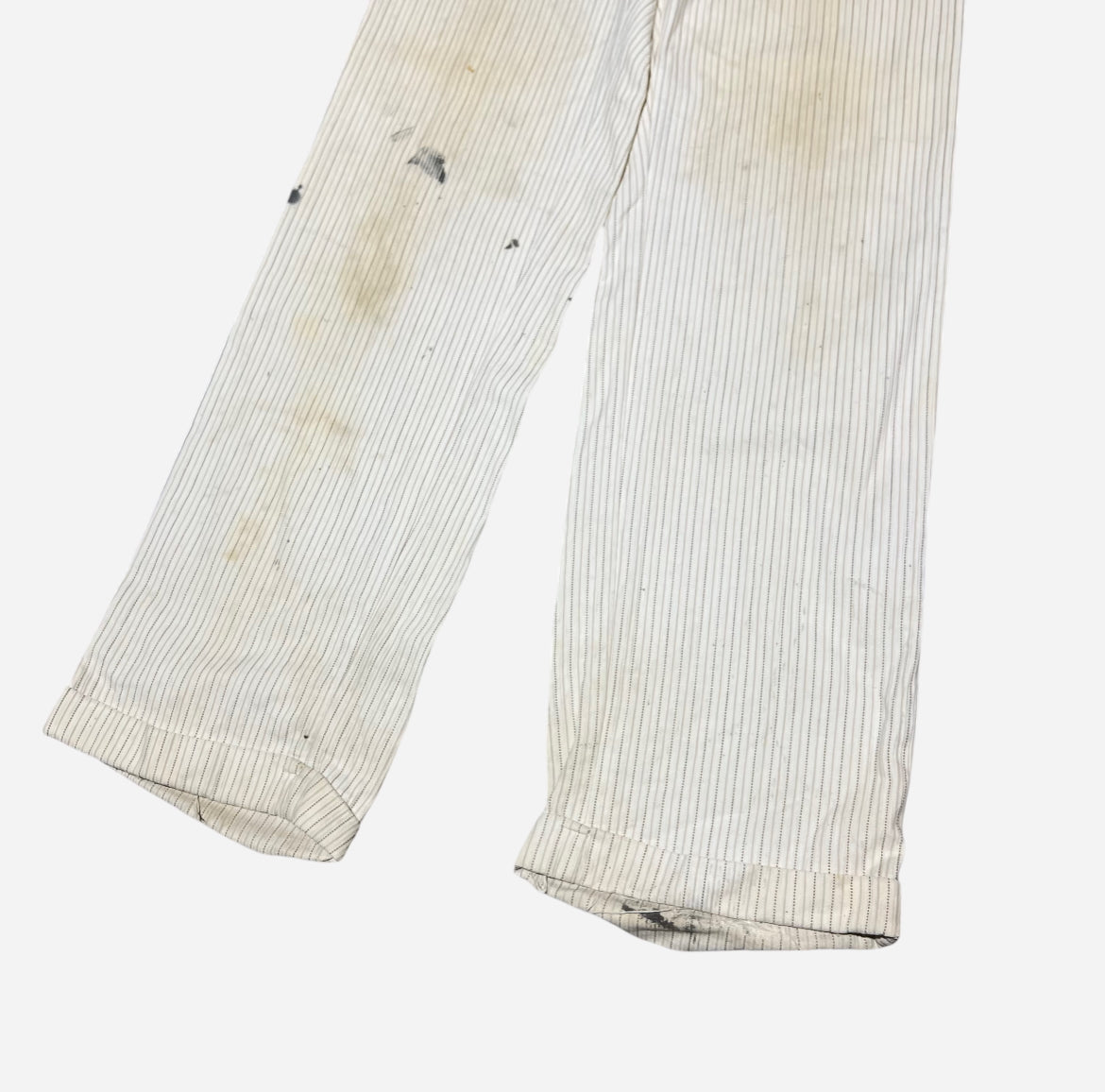 1930s 1940s White ribbed summer pants (30w)