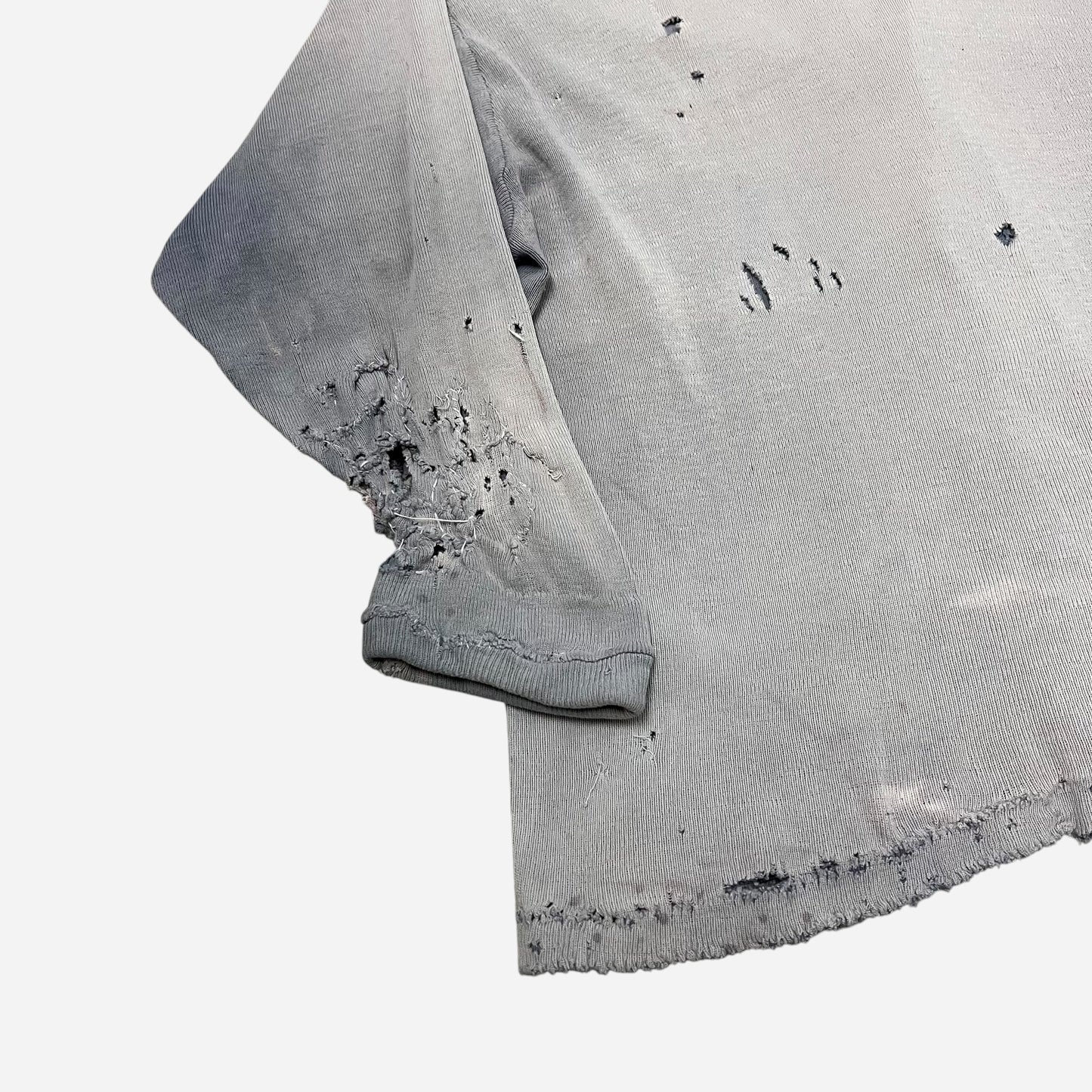 1940s Sun faded light purple cotton cardigan (M)