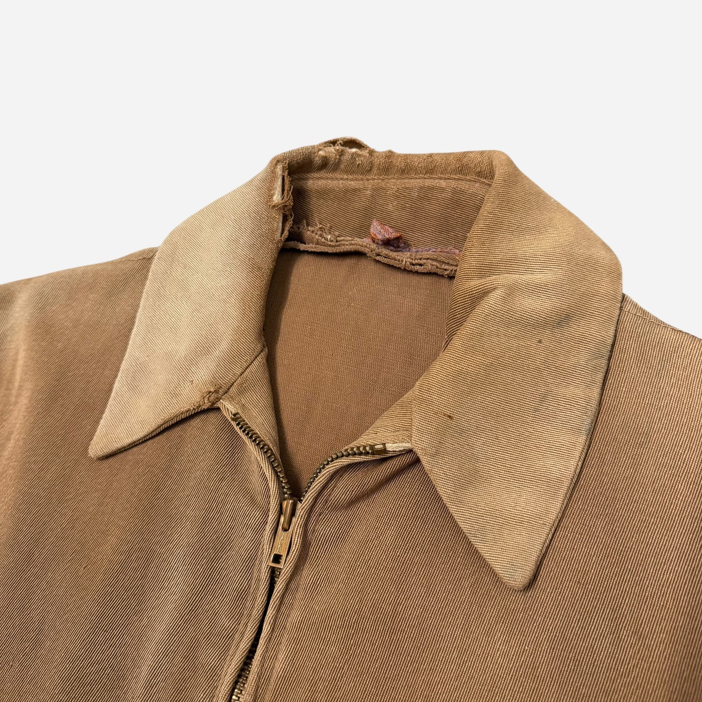 1940s Brown whipcord belt back jacket (M)