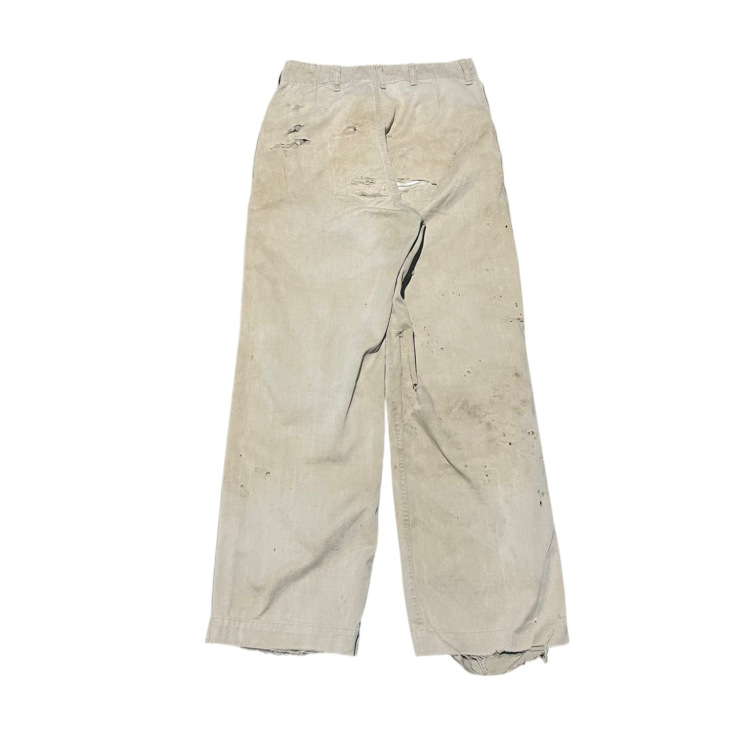 1940s WWII US Army khaki chino pants (28w)