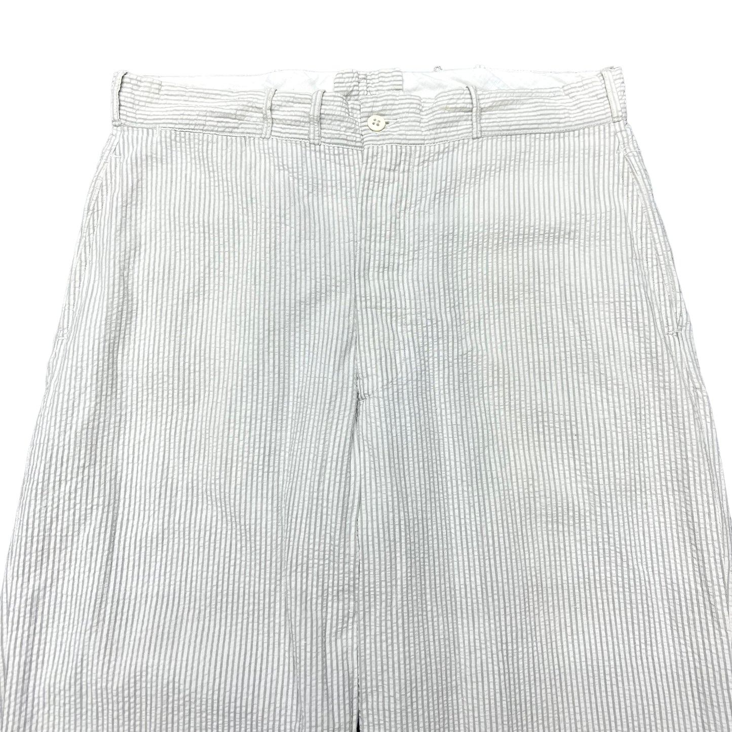 1930s-1940s Striped Norpole seersucker light summer pants (32w)