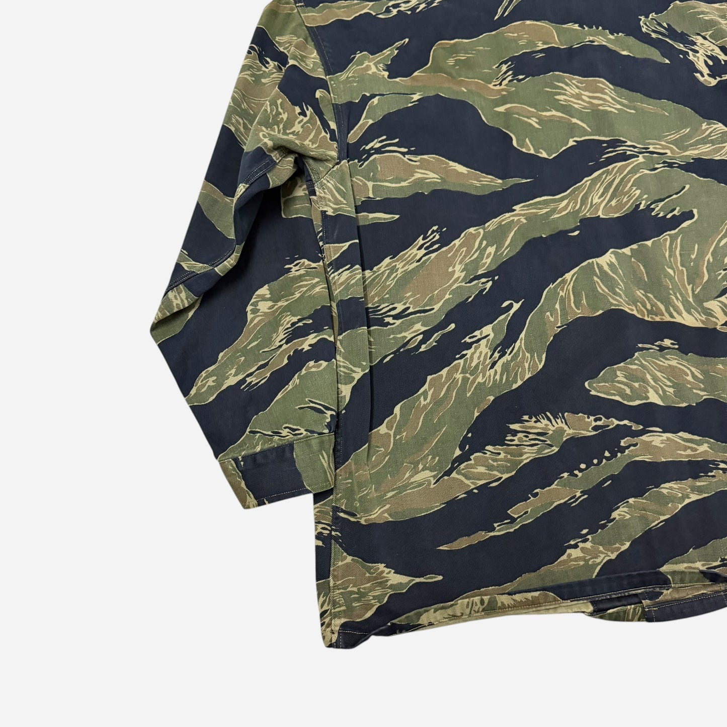 1970s Tiger stripe camo shirt (S)