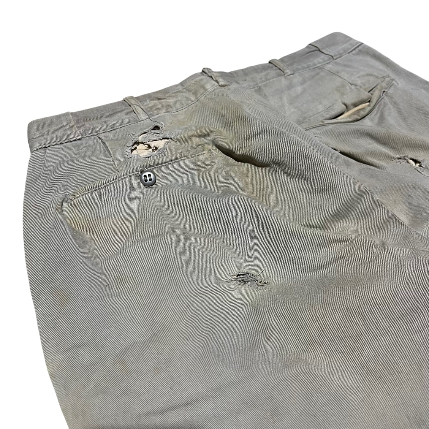 1950s Red Camel gray chino work pants (31w)