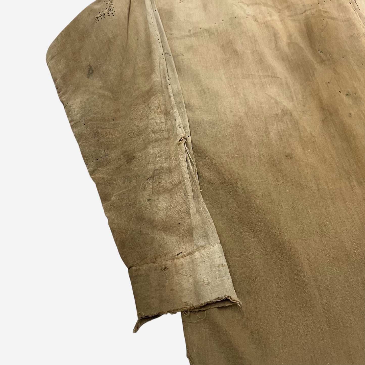 1920s “Shield” cotton sun faded chinstrap work shirt (L)