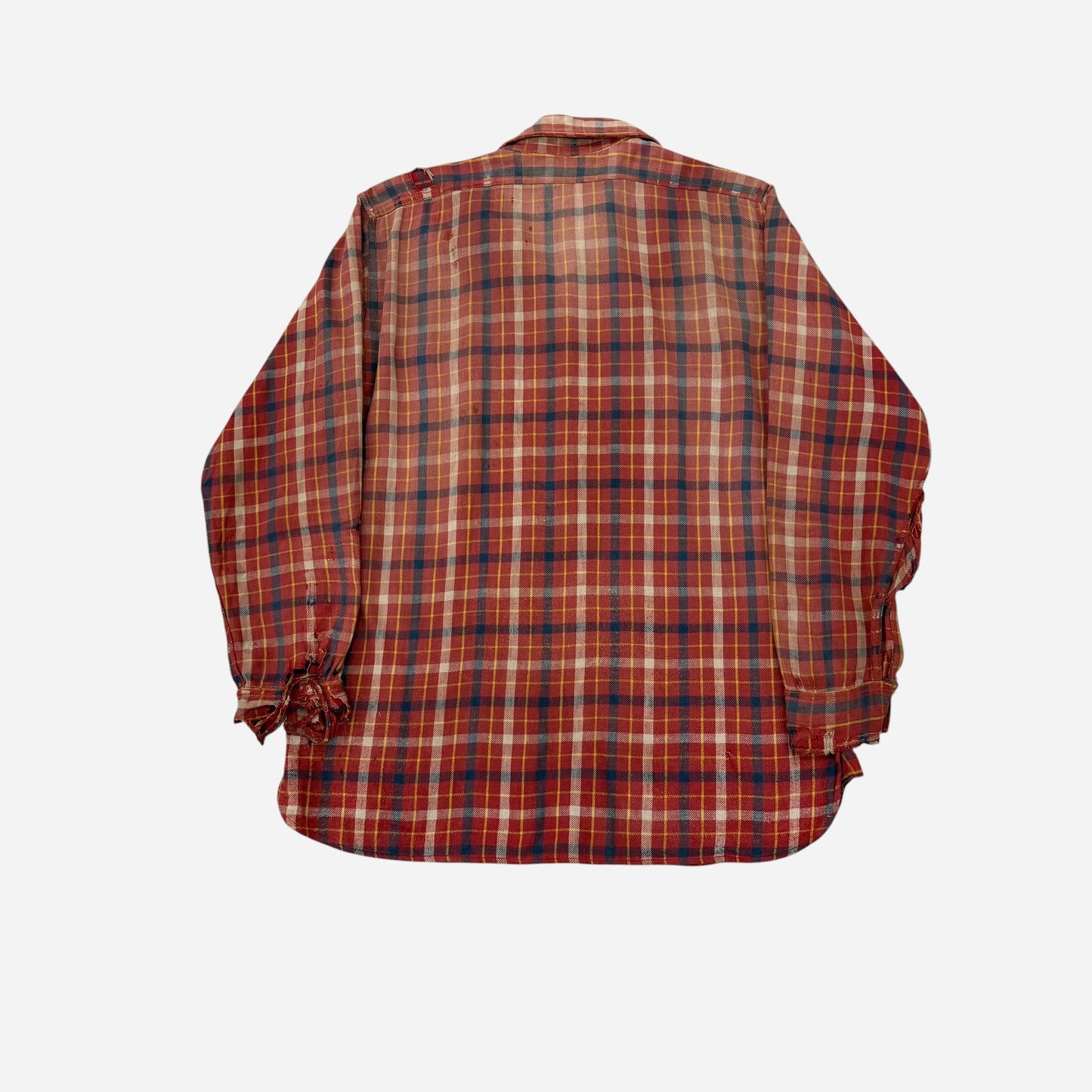 1930s 1940s Winter Wear cotton flannel shirt (L)